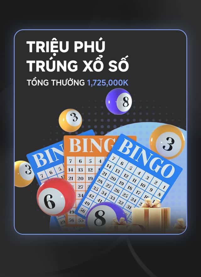 triệu phú trúng xổ số